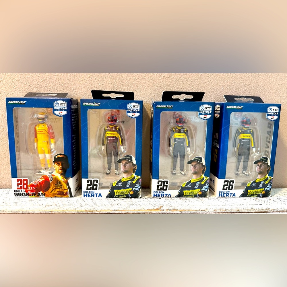 Bundle of 4 Collectable Indy Figurines - NIP